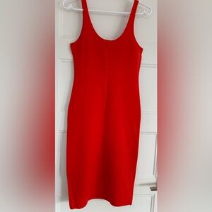 Forever 21 Red Strapless Bodycon Dress